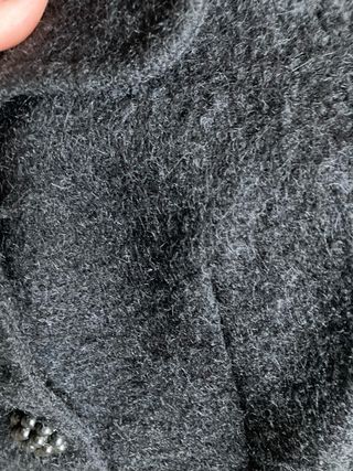 Americana Mango Talla 36 Negra