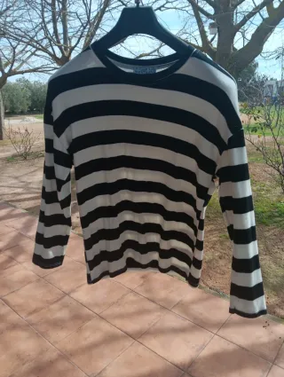 Jersey rayas blanco y negro