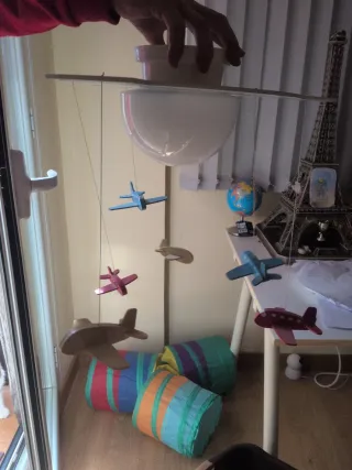 Lámpara Techo Infantil Aviones