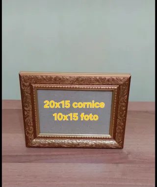 Cornice portafoto dorata
