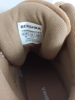 Botines Nuevos, con Flecos y cuña interior t38