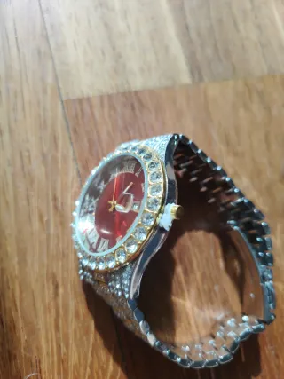 Reloj de Lujo Dorado y Plateado