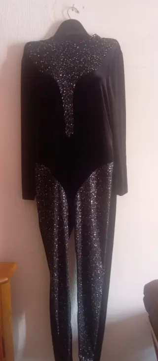 Mono fiesta terciopelo lentejuelas XL