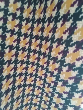 Vestido estampado pata de gallo