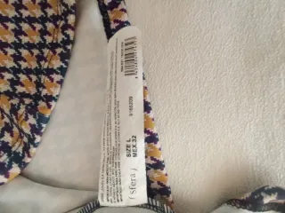 Vestido estampado pata de gallo