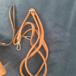 Bolso Cartera Naranja imitación piel