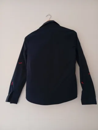 Camisa Kling azul bordada talla 2