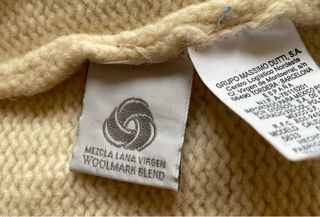 Cardigan lana crema talla S