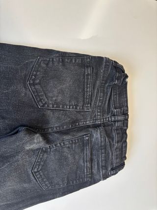 Pantalones Vaqueros Niño Lefties Negros Talla 7-8