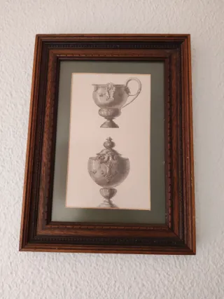 Quadro Decorativo Vasi Antichi