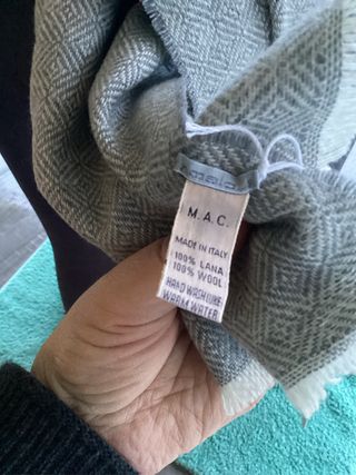 Sciarpa Malo lana unisex nuova 180x35