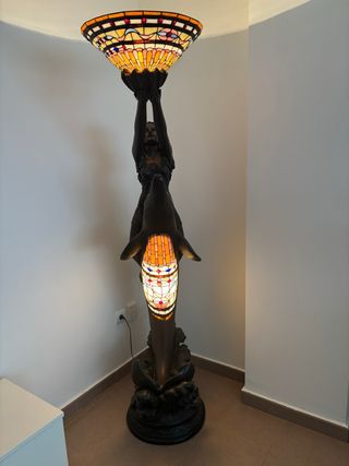 Lámpara de pie Tiffanystilo