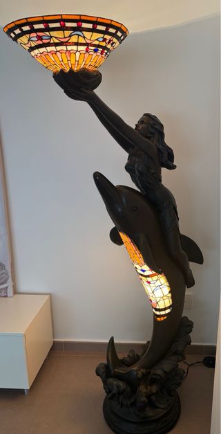 Lámpara de pie Tiffanystilo