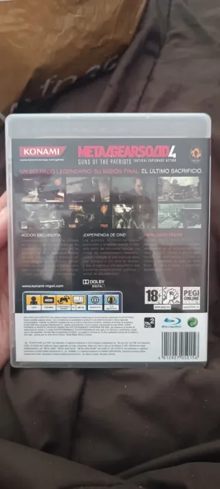 Metal Gear Solid 4 PS3 PAL/ESP