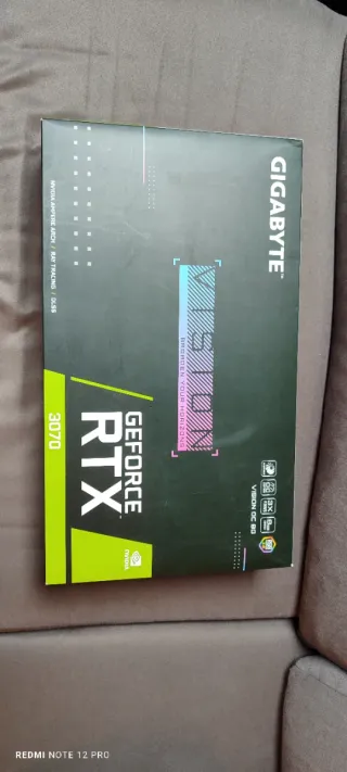 Caja Gigabyte RTX 3070 Vision