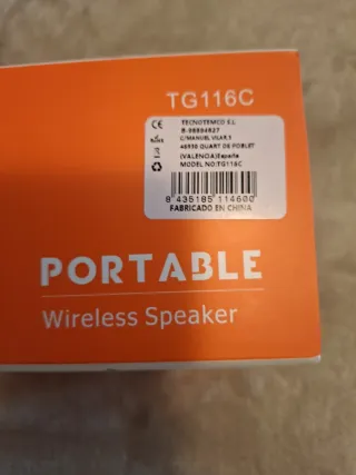 Altavoz Portátil Bluetooth