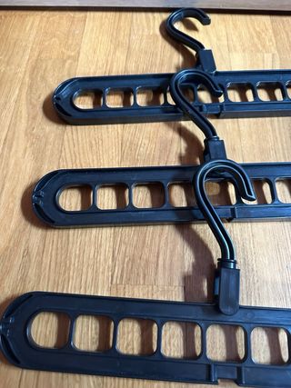 Percha organizadora de ropa