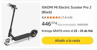 Patinete Eléctrico Xiaomi Pro2