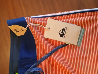 Bañador Quiksilver Talla 29 Naranja Rayas