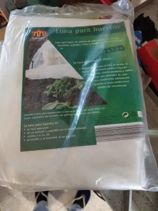 Lona para huertos 10 x 1,5m