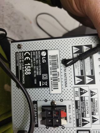 Minicadena música LG