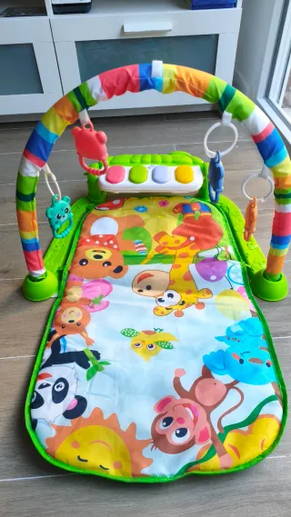 Alfombra Gimnasio Bebé Piano Juguetes