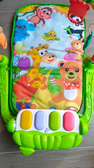 Alfombra Gimnasio Bebé Piano Juguetes