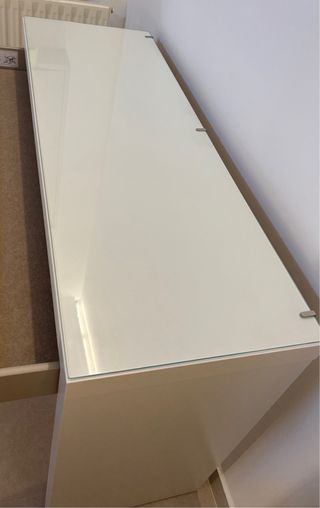 Tocador IKEA Malm Blanco y Cristal