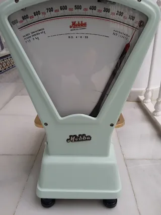 Balanza bascula antigua ultramarinos