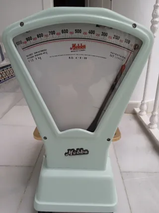 Balanza bascula antigua ultramarinos