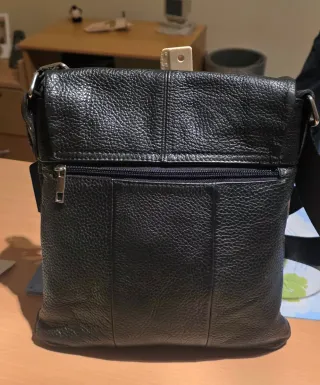 Bolsa Pele Genuína Casa de Peles Preta