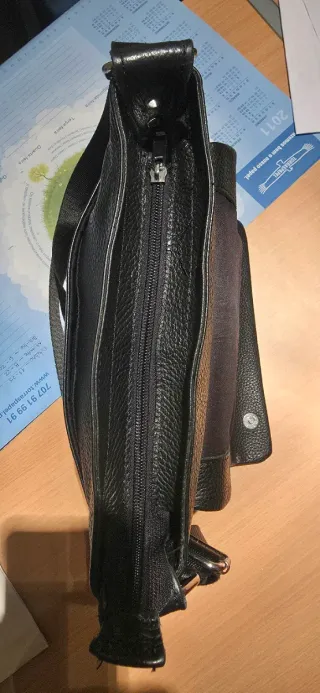 Bolsa Pele Genuína Casa de Peles Preta