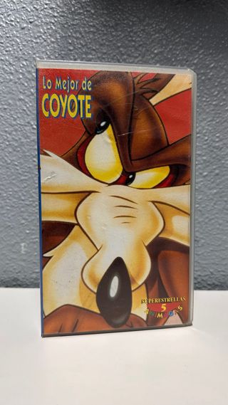 VHS Lo Mejor de Coyote Looney Tunes