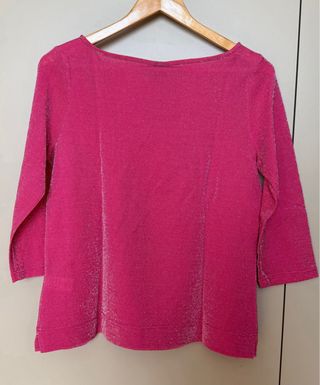 Oscalito Maglia Fucsia Glitter