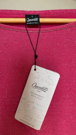 Oscalito Maglia Fucsia Glitter