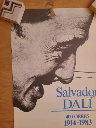 Póster Salvador Dalí 400 Obras 1914-1983