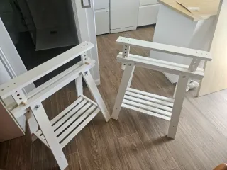 Caballetes Ikea Mittback Blancos