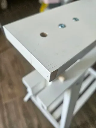 Caballetes Ikea Mittback Blancos