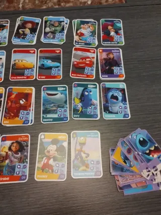 Cartas y pegatinas Disney Carrefour