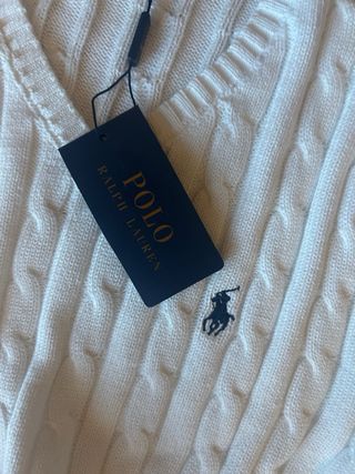 Maglione Polo Ralph Lauren Bianco Taglia S