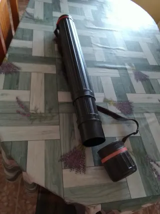 Tubo porta planos extensible