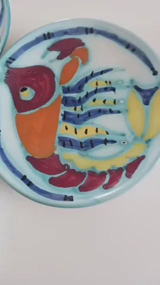 3 posti tavola ceramica decorati