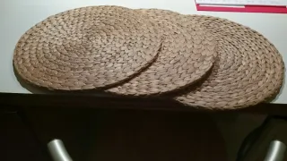 3 posti tavola ceramica decorati