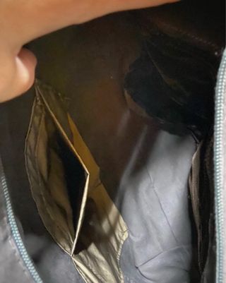 Buga Bags Borsa Marrone con Zip e Tasche