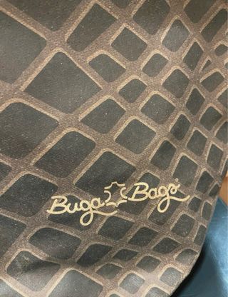 Buga Bags Borsa Marrone con Zip e Tasche