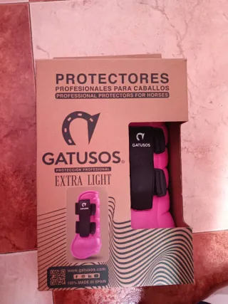 Protectores caballo Gatusos rosa