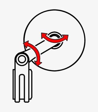 Puig 9506N Retrovisor Tracker Negro x2 unidades