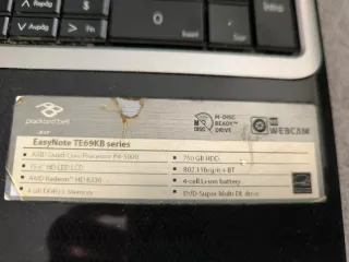 Ordenador portátil para piezas