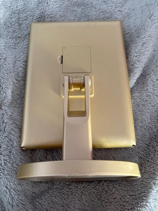 Specchio per trucco dorato con luci LED