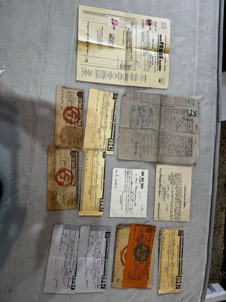 Lote documentos militar España